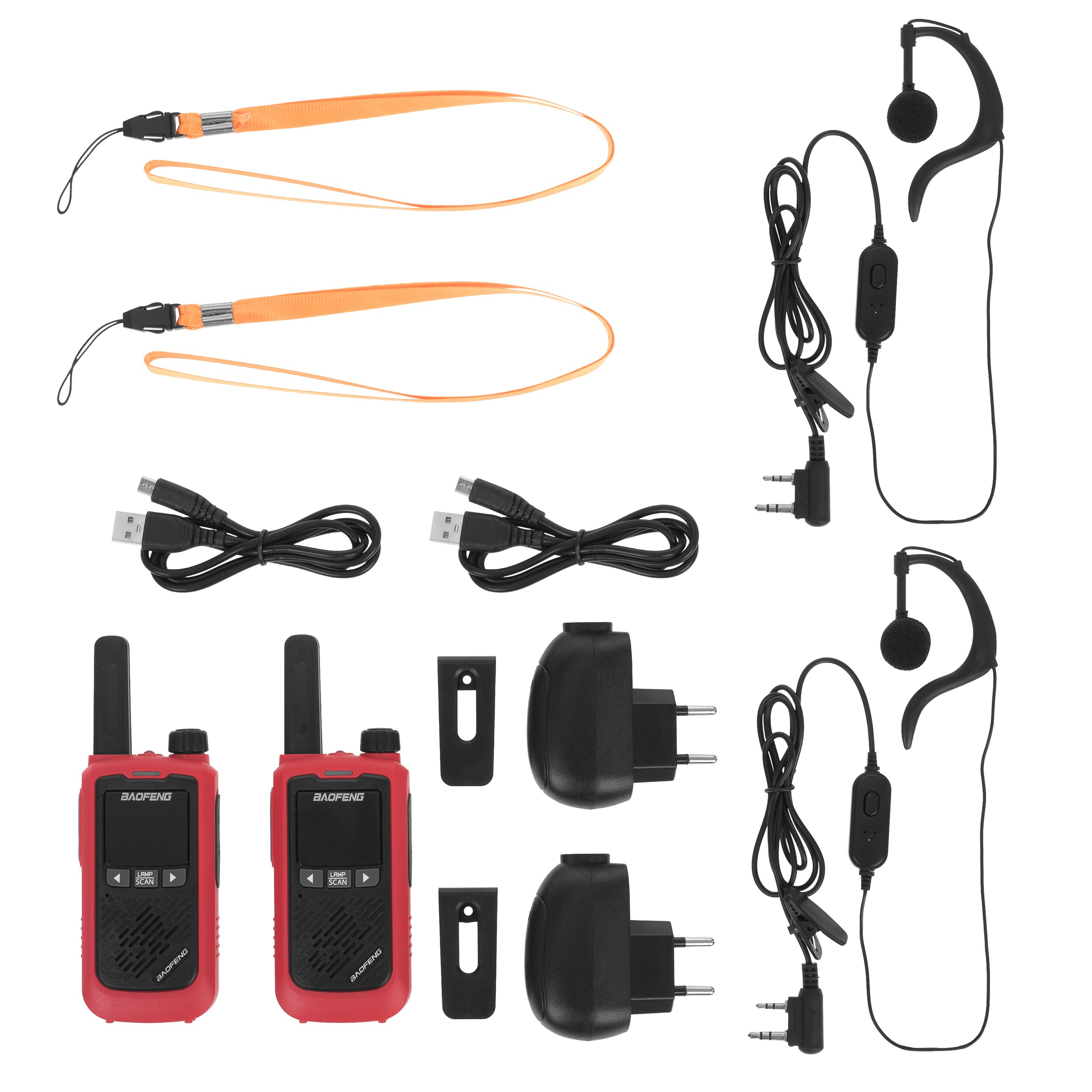 Radiotéléphone BF-T17 - 2 pcs. Baofeng - Red