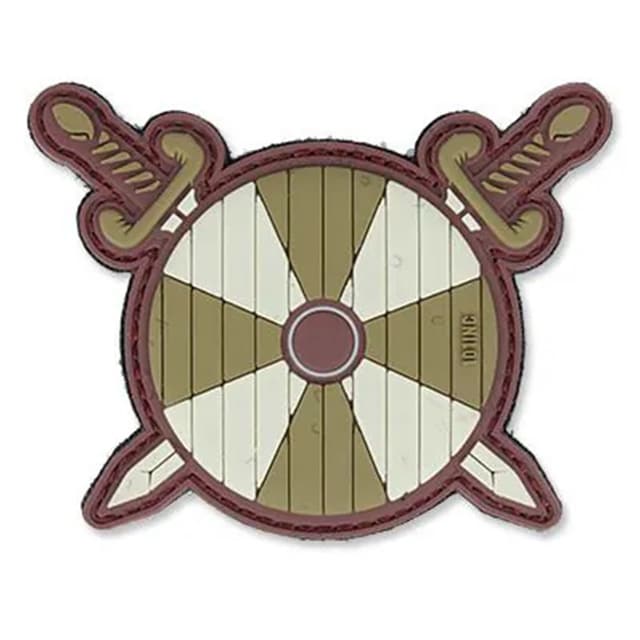 Patch 3D Viking Shield With Two Swords 101 Inc.