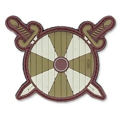 Patch 3D Viking Shield With Two Swords 101 Inc. 