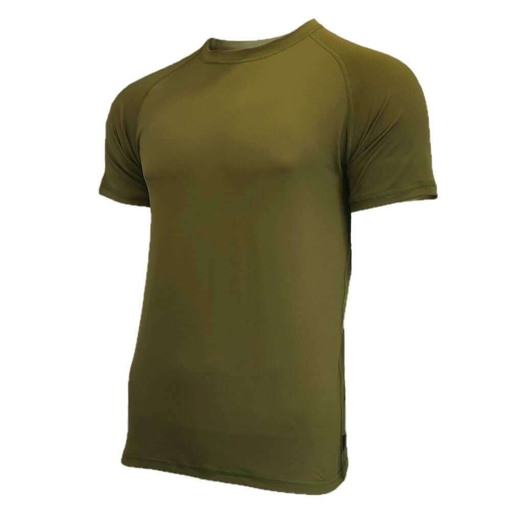 T-shirt thermique pour hommes Raglan Haasta - Olive 