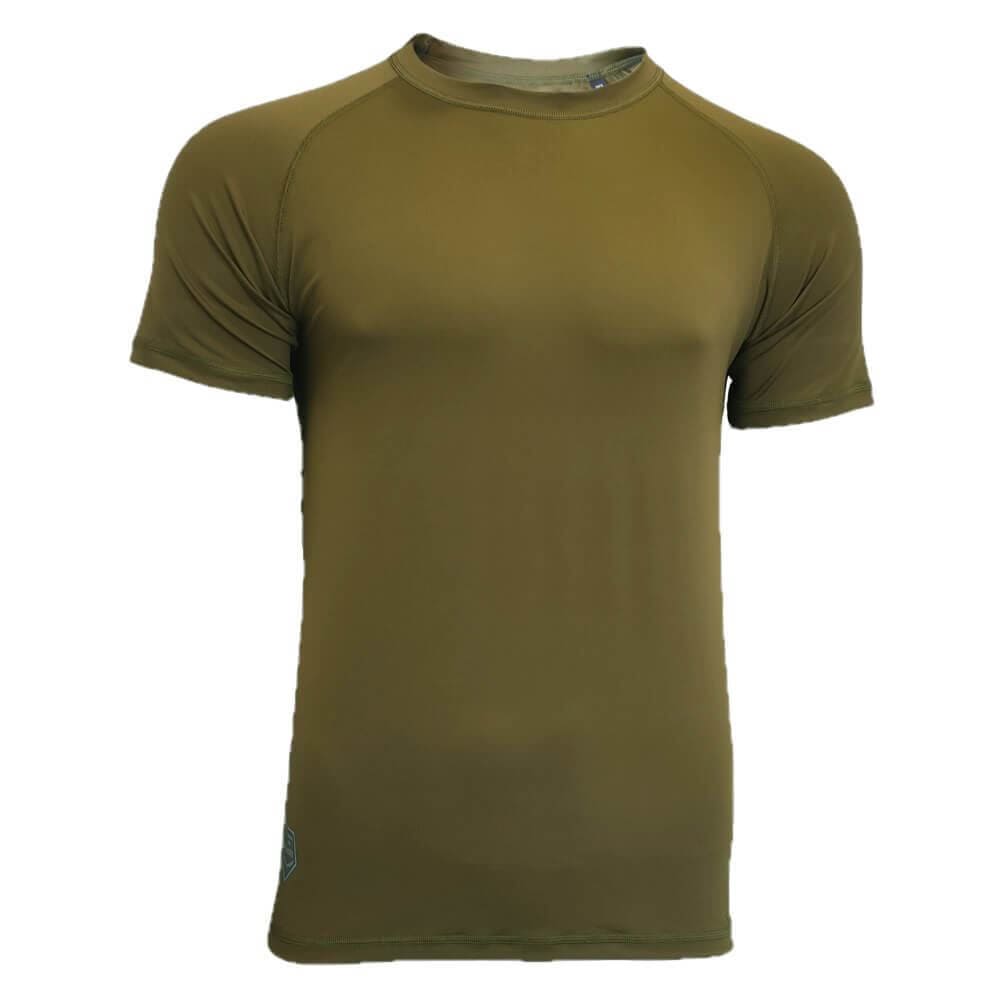 T-shirt thermique pour hommes Raglan Haasta - Olive 