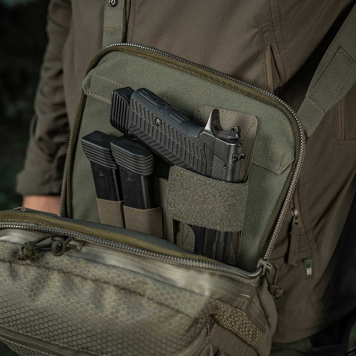 Sac Laser Cut Hex M-Tac - Ranger Green 