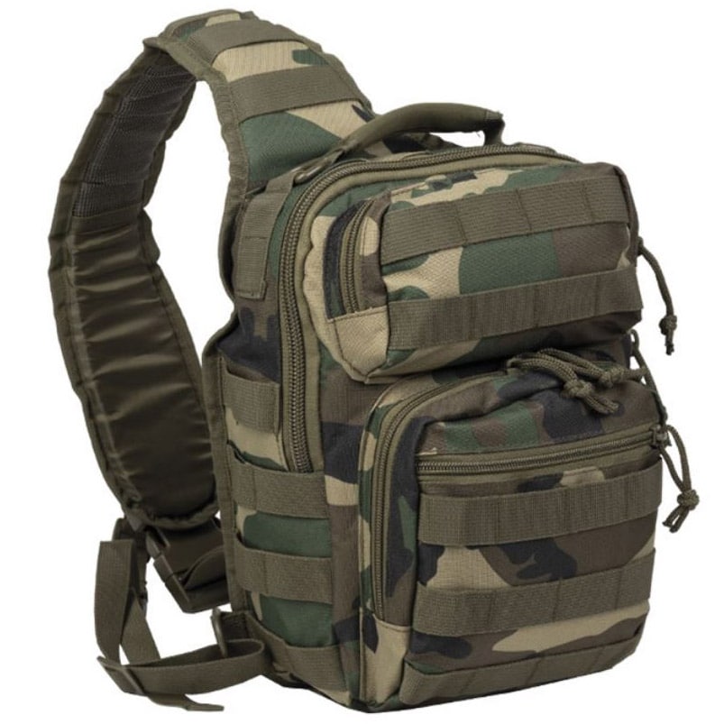 Sac à dos à bandoulière One Strap Assault 10 L Mil-Tec - Woodland