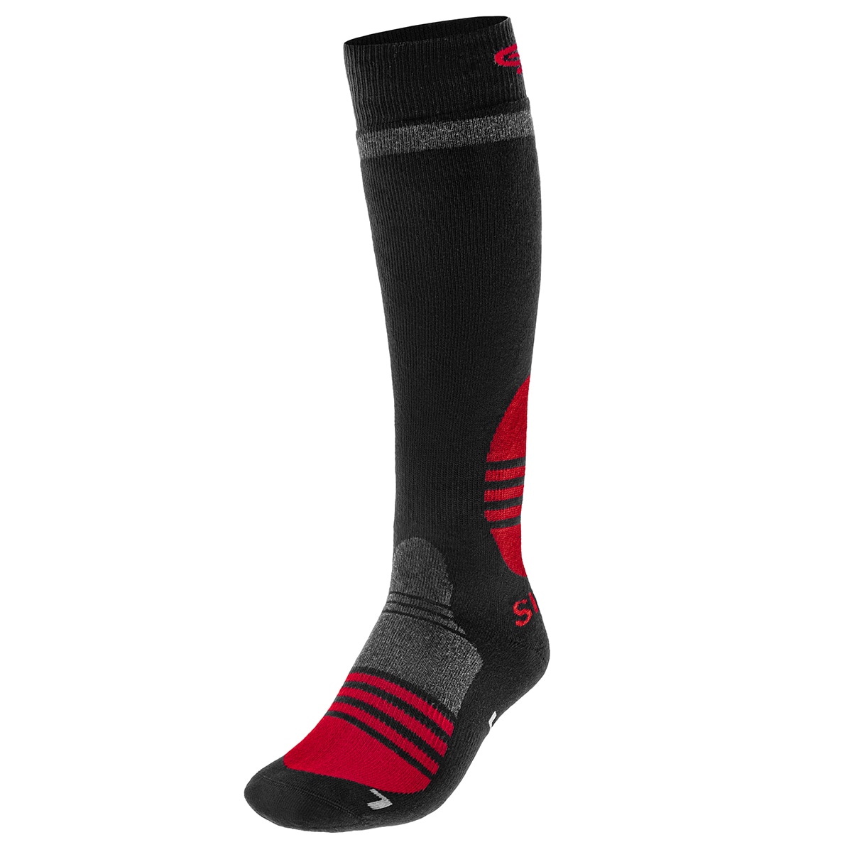 Chaussettes Ski Silver Deo Motive - Black/Red