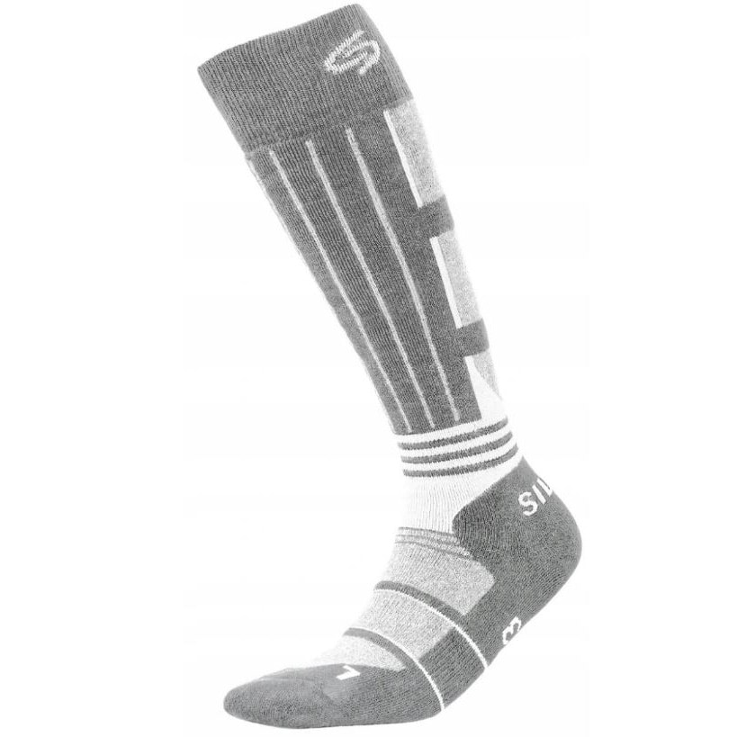 Chaussettes Ski Silver Deo Motive - White/Graphite