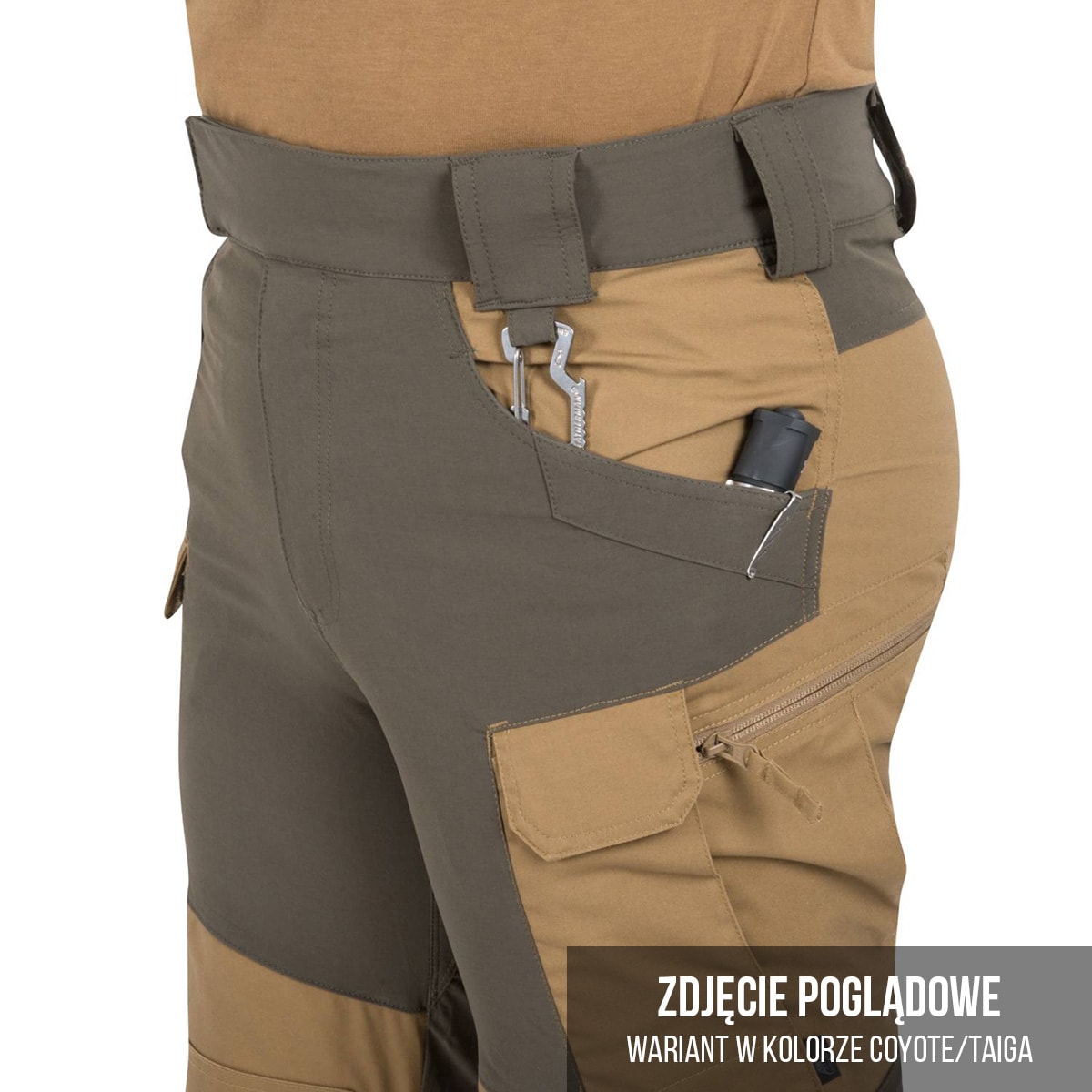 Pantalon Hybrid Outback DuraCanvas Helikon - Ash Grey