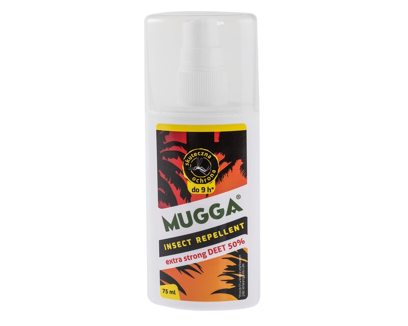 Spray anti-moustiques, insectes et tiques Mugga 75 ml (DEET 50 Spray anti-moustiques, insectes et tiques Mugga 75 ml (DEET 50