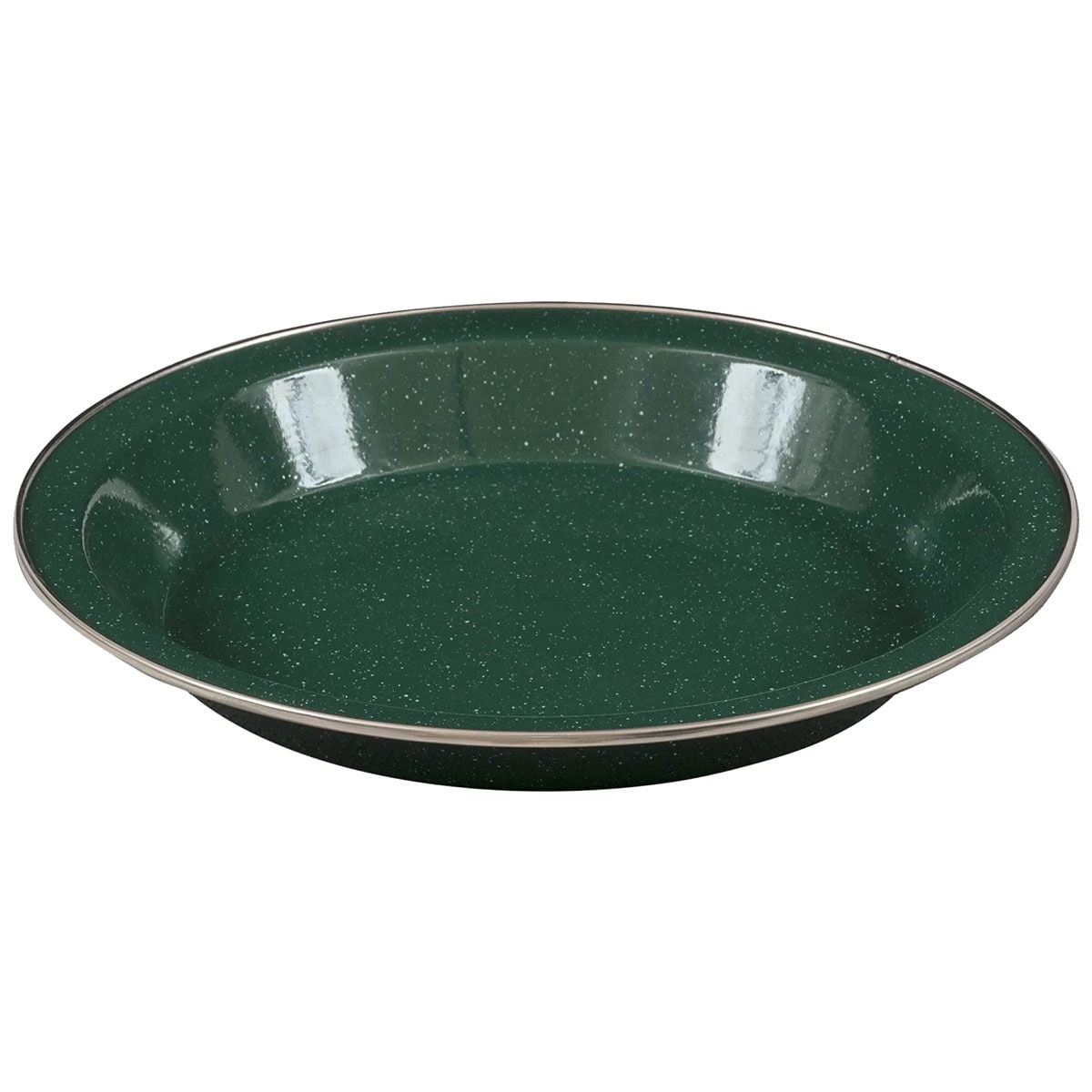 Assiette profonde en acier Outdoor Deluxe Highlander - Green 