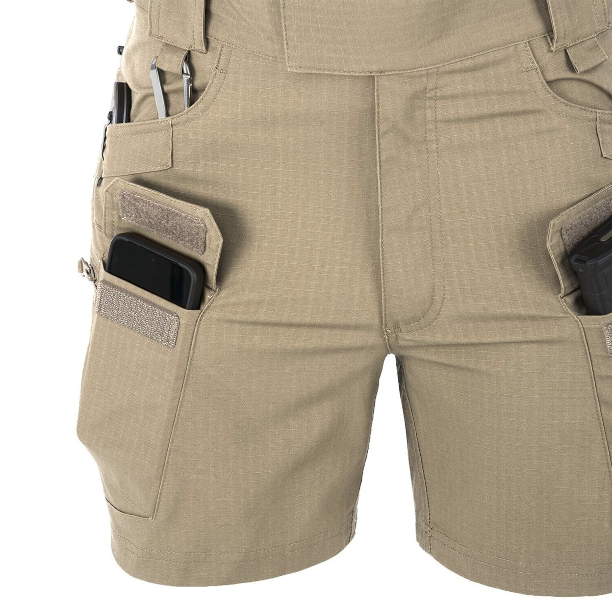 Shorts PoliCotton Rip-Stop uts 6'' Helikon - Khaki 