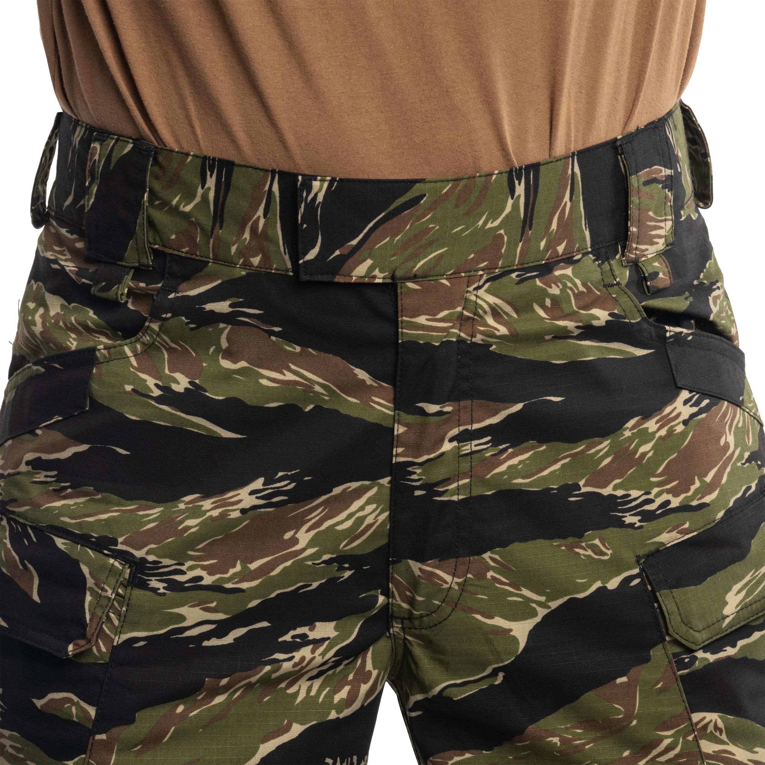 Shorts UTS PolyCotton Stretch Rip-Stop 6'' Helikon - Tiger Stripe 