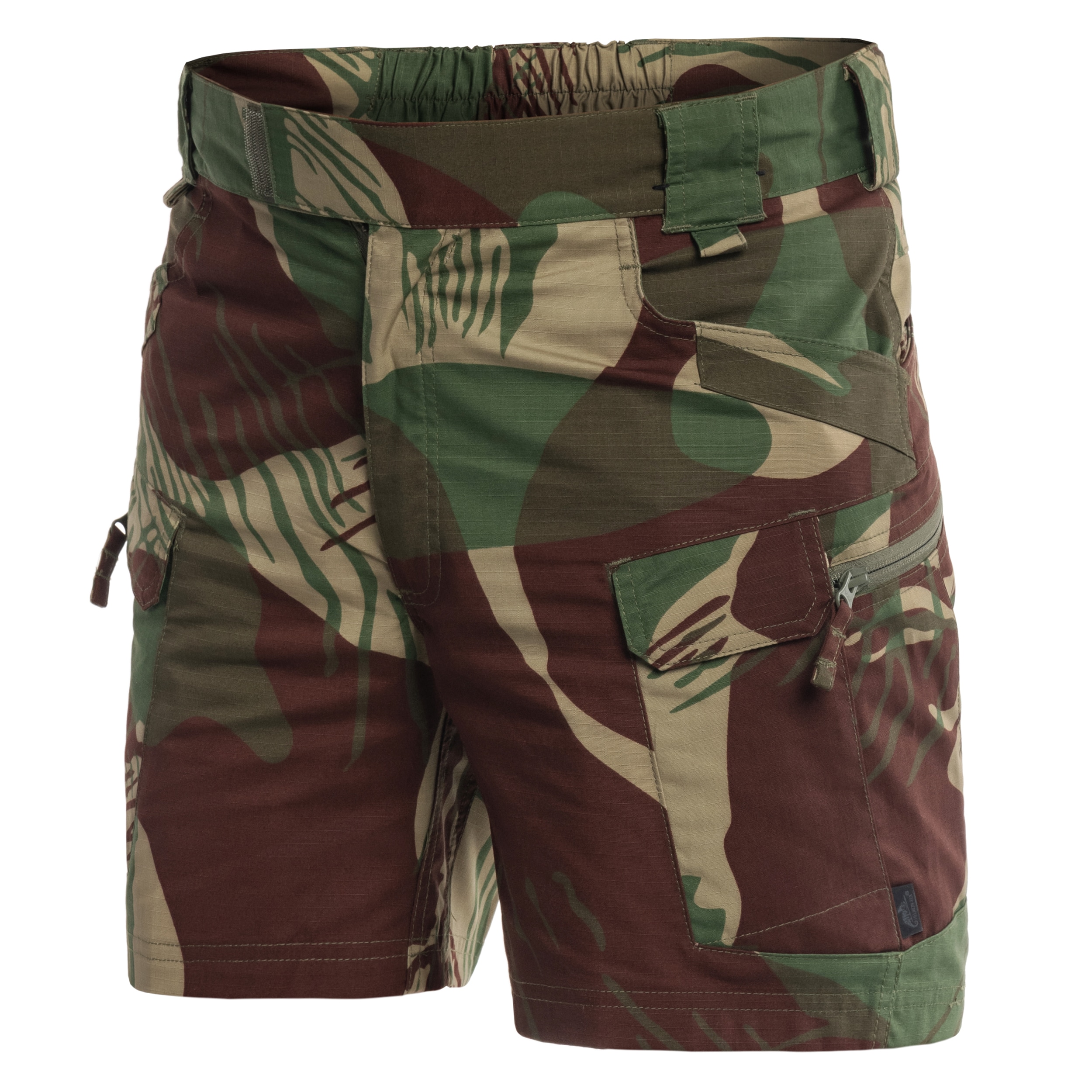 Shorts UTS PolyCotton Stretch Rip-Stop 6'' Helikon - Rhodesian Camo 