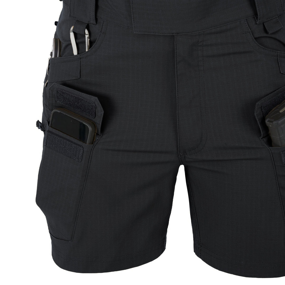 Shorts PoliCotton Rip-Stop UTS 6'' Helikon - Black 