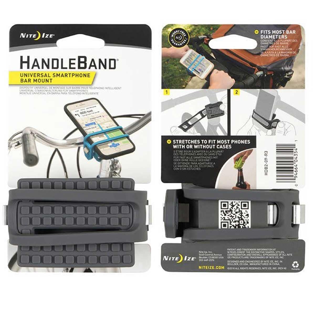 Support pour téléphone HandleBand Universal Nite Ize - Grey