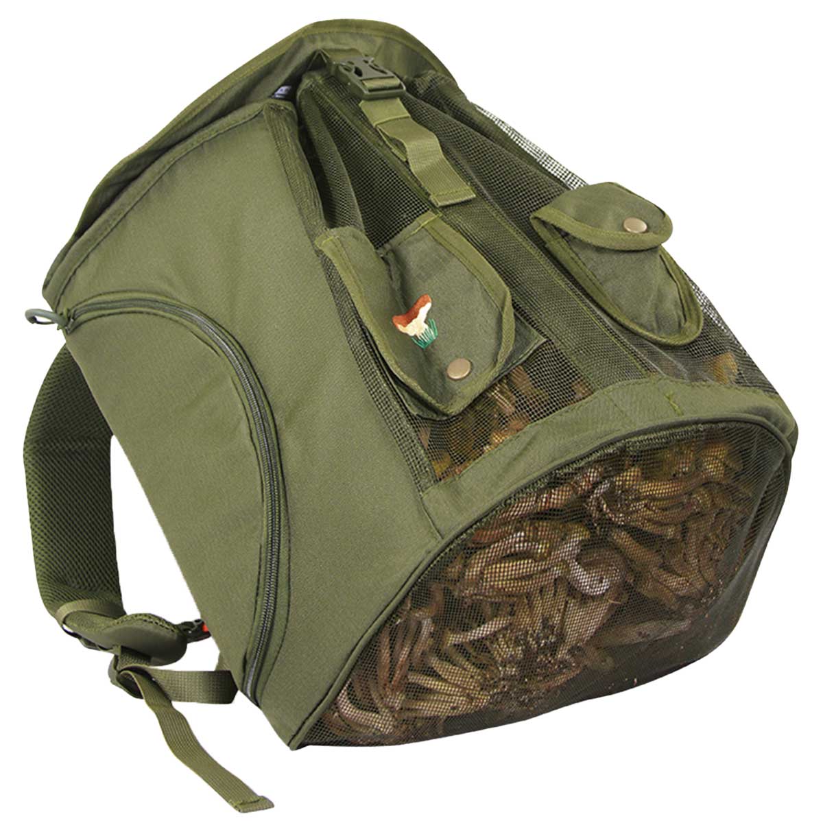 Sac à dos à champignons Forest 35 Bis 35 L Nature by Marsupio - Olive