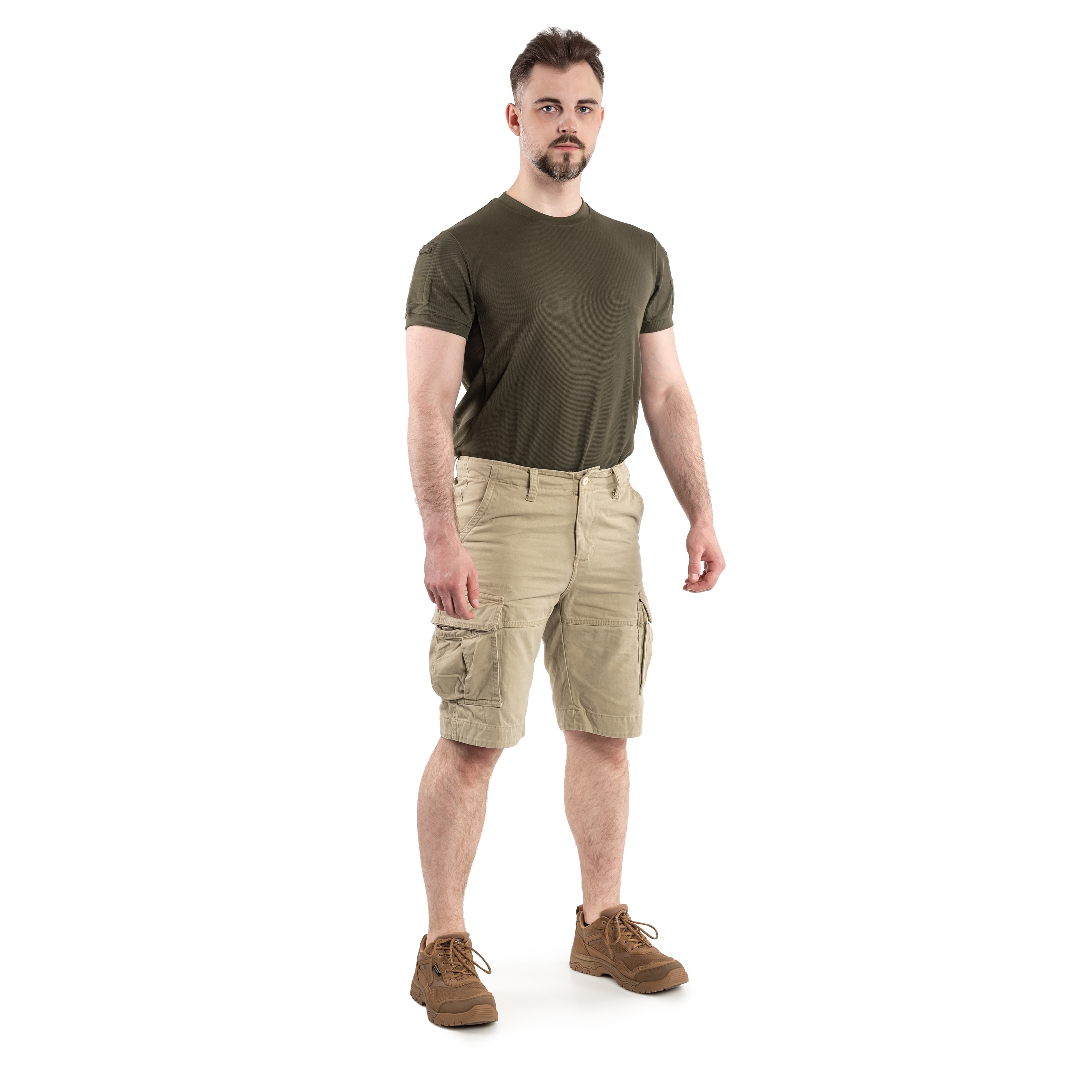 Short Vintage Prewash Mil-Tec - Khaki