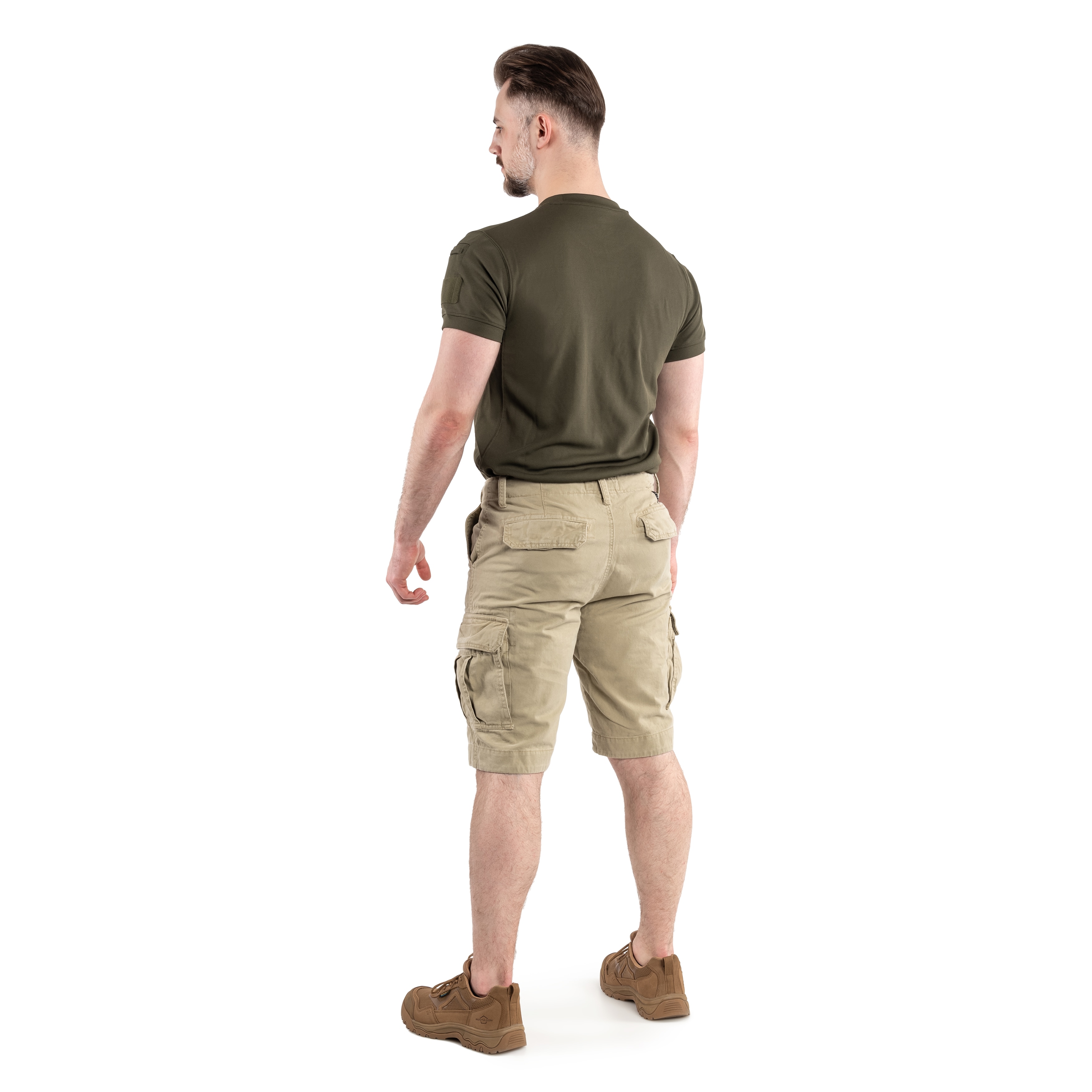 Short Vintage Prewash Mil-Tec - Khaki