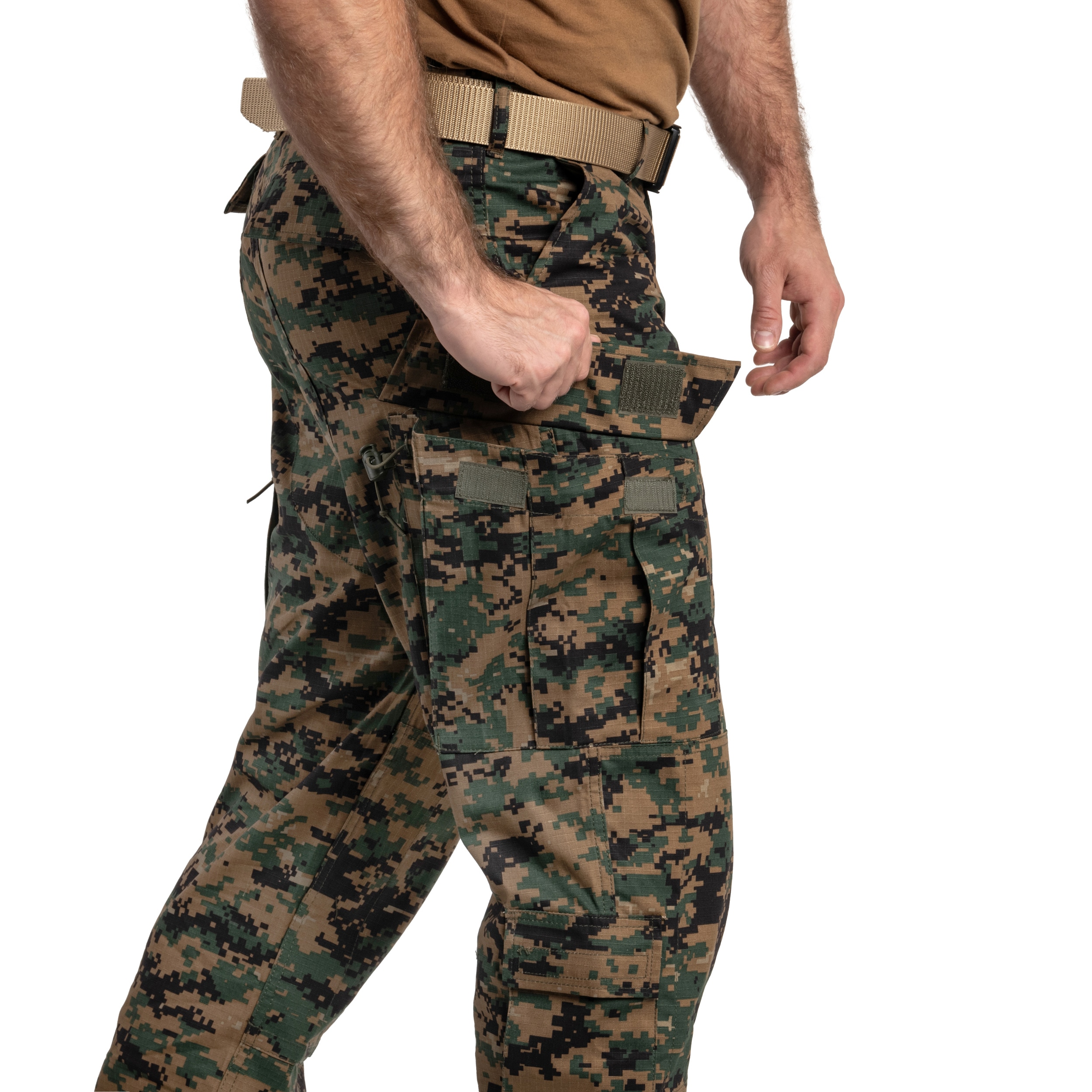 Pantalon militaire Teesar US ACU Rip-Stop Mil-Tec - Digital Woodland