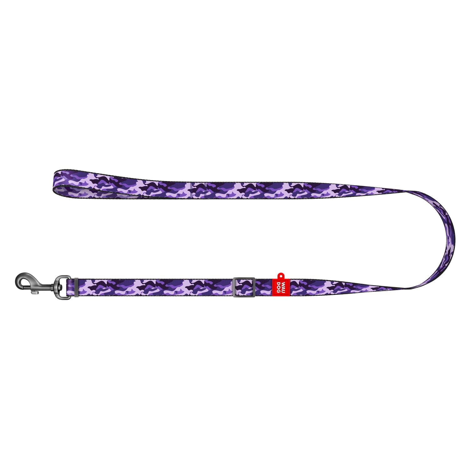 Laisse pour chien 20 mm WauDog - Purple Camo