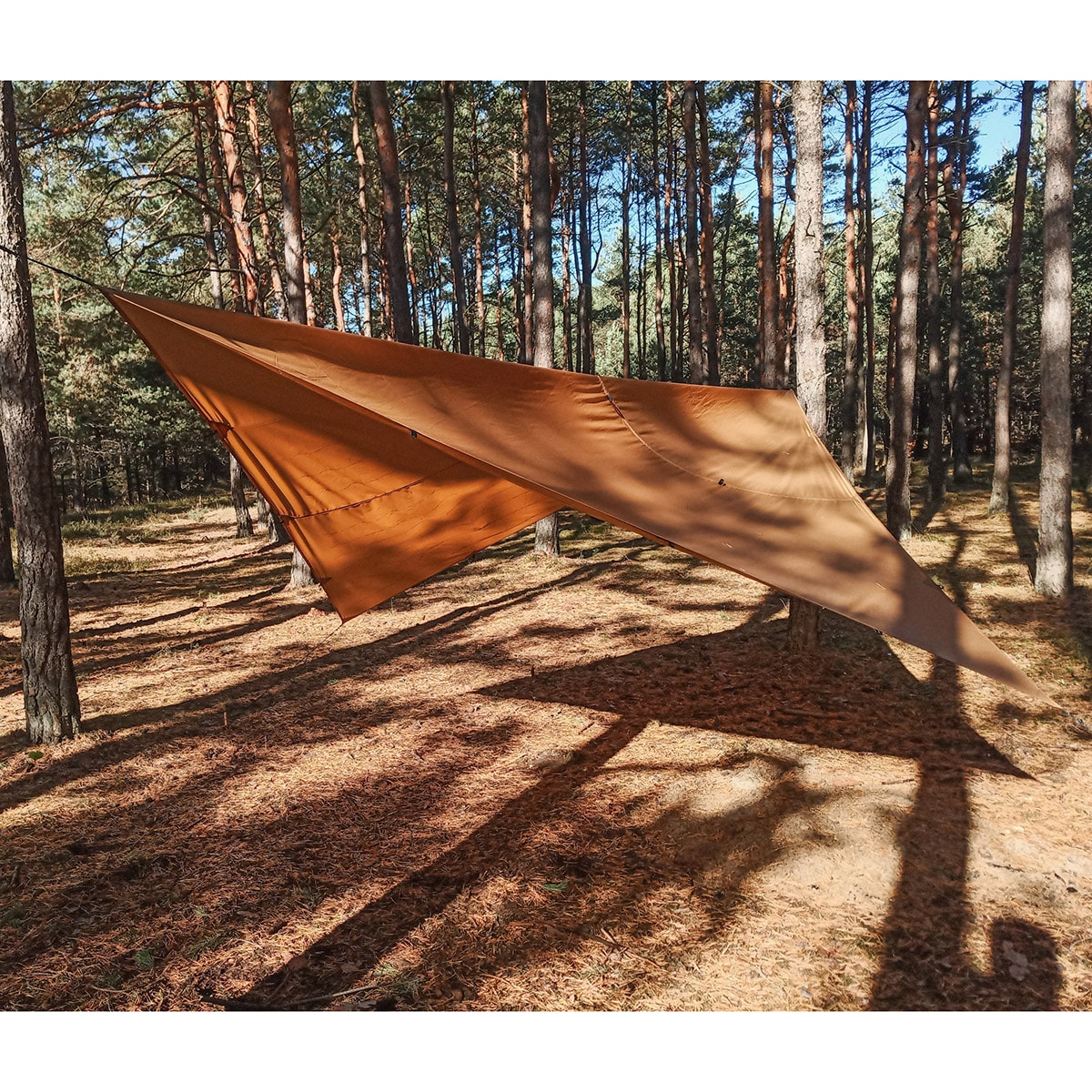 Bâche à bivouac Tarp 3x3 TigerWood - Coyote