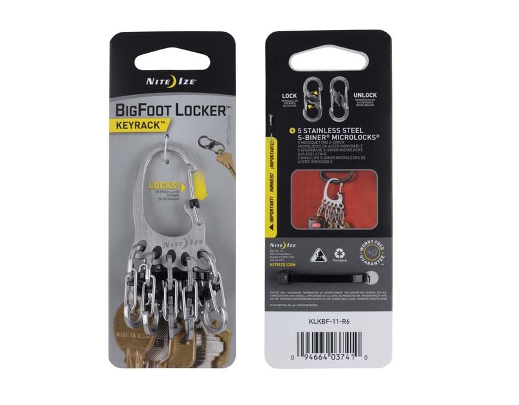 Porte-clés BigFoot KeyRack Nite Ize - Steel