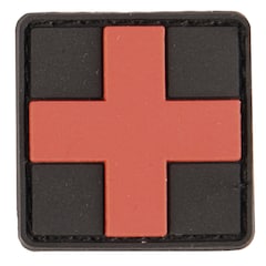 Patch 3D First Aid Patch SM Mil-Tec - Black