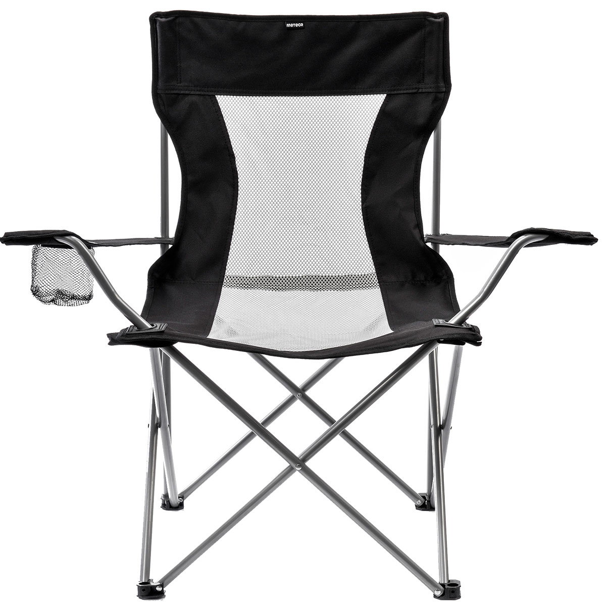 Chaise touristique pliable Tripper Meteor - Black