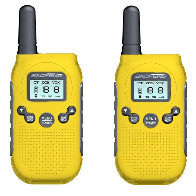 Radiotéléphone BF-T6 PMR Panda 2 pcs. Baofeng- Yellow