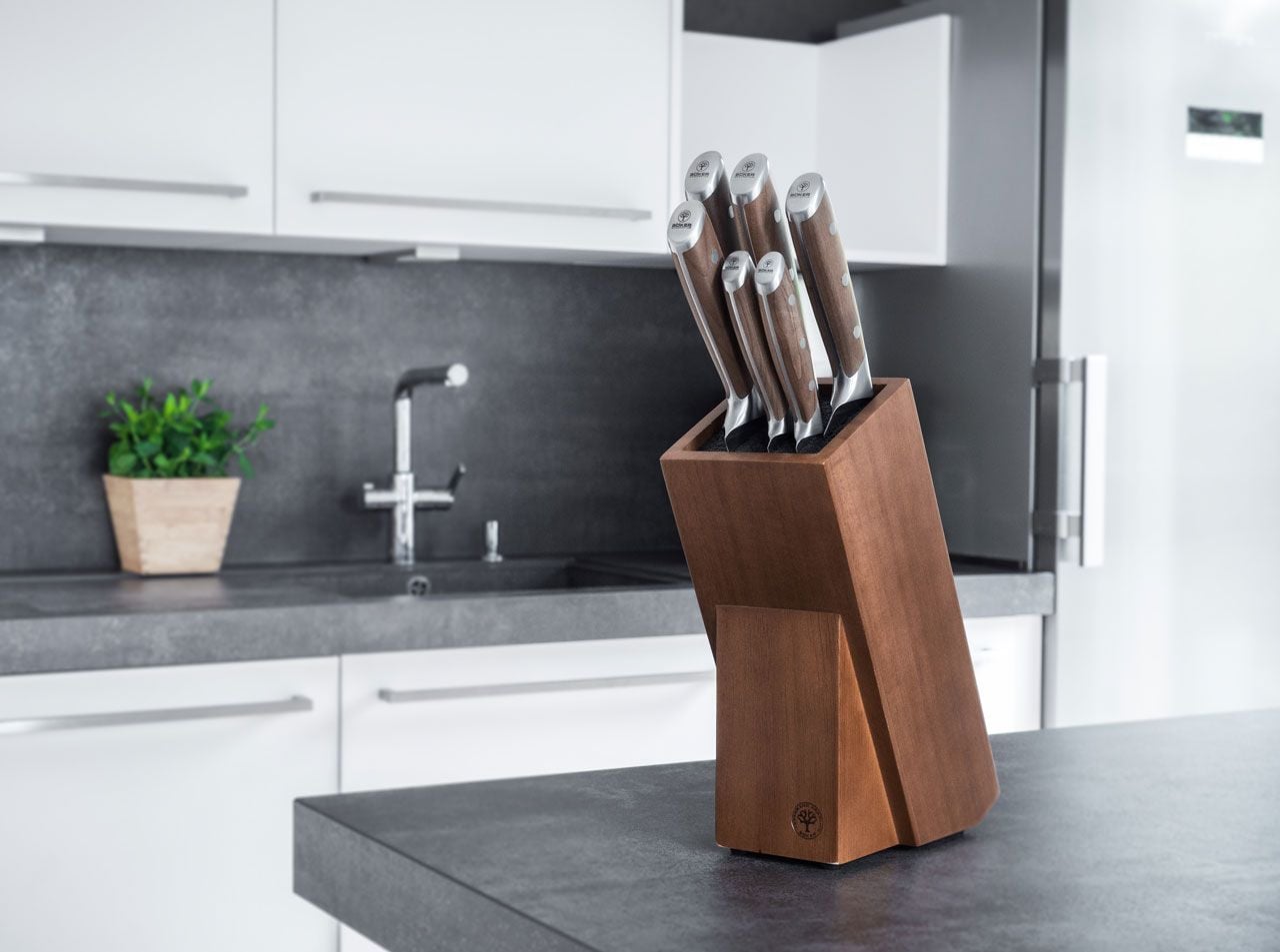 Set de 6 couteaux de cuisine Forge Boker - Wood 2.0