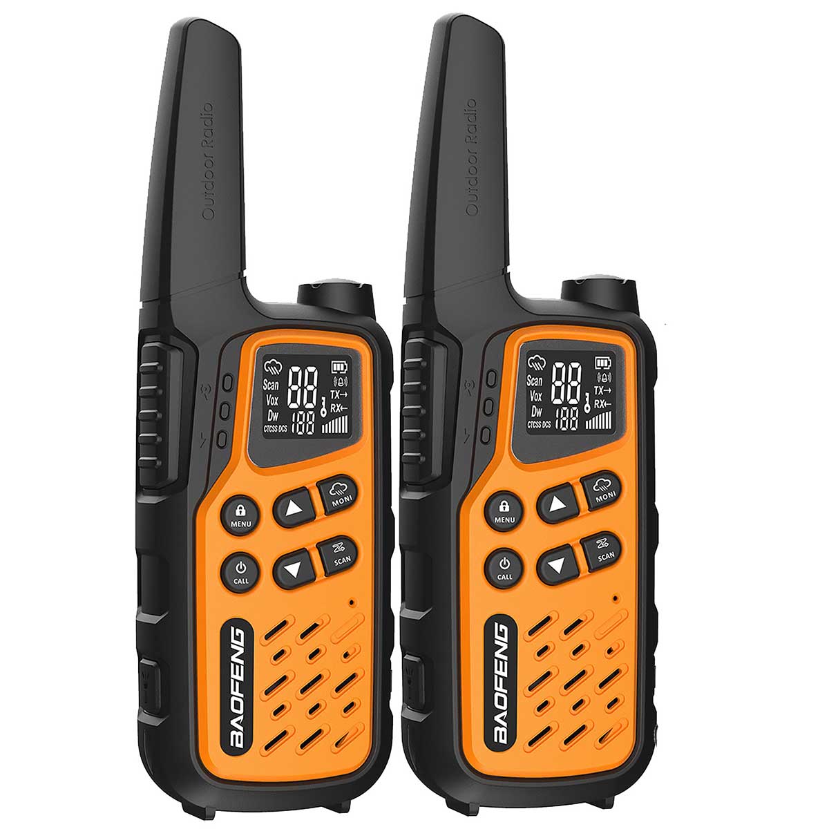 Radiotéléphone BF-T25E PMR 2 pcs. Baofeng - Orange