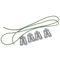 Ensemble de clips de fixation FMA - Foliage Green