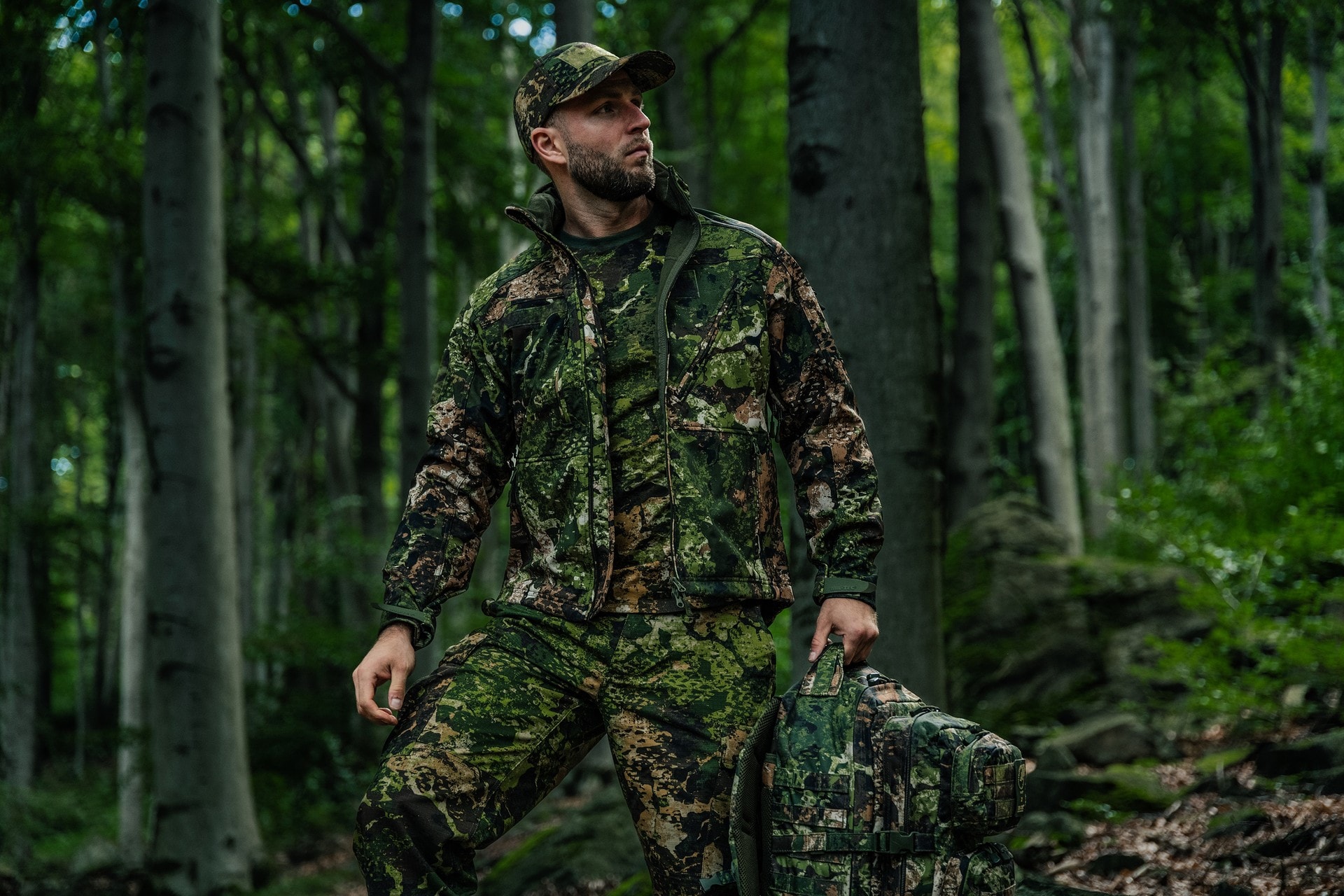 Veste SCU 14 Softshell Mil-Tec - Phantomleaf WASP I Z3A