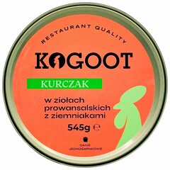Aliments en conserve - Poulet aux herbes de Provence avec pommes de terre 545 g Kogoot
