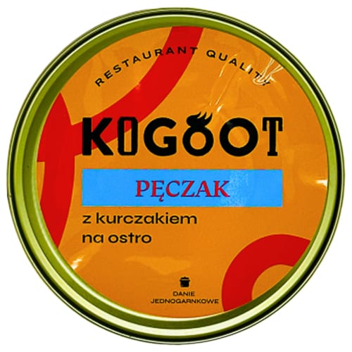 Aliments en conserve - Orge au poulet épicé 555 g Kogoot 