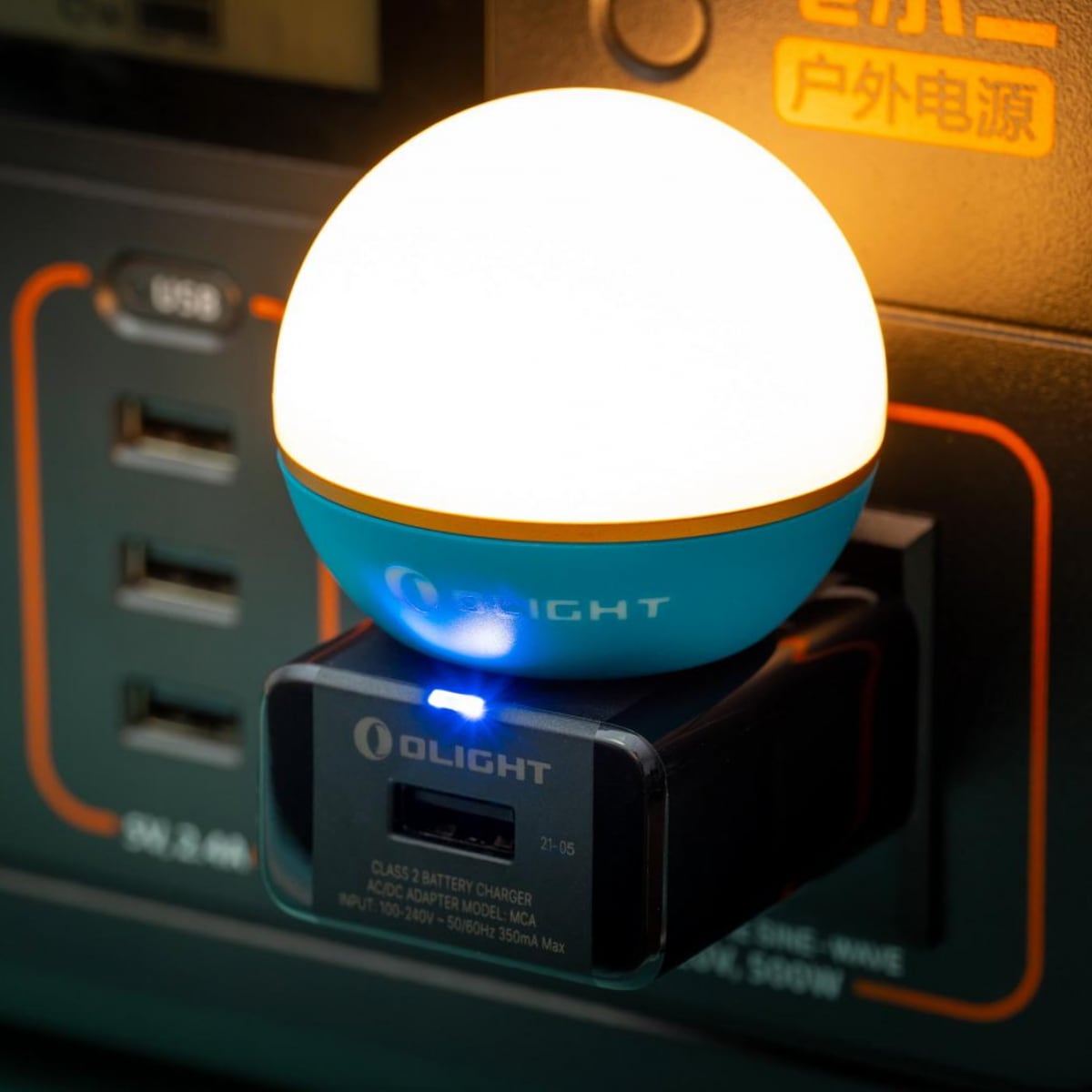 Lampe avec détecteur de mouvement Obulb MCs 75 lumens Olight - Aqua Blue