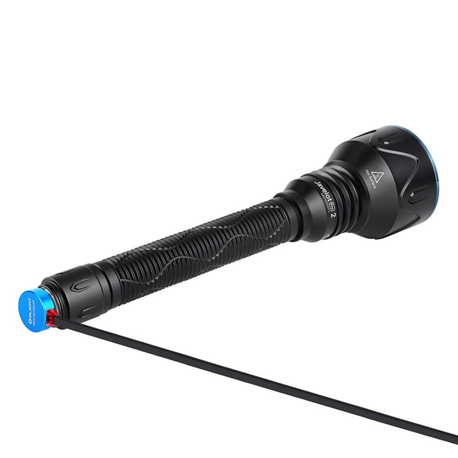Lampe de poche tactique et de recherche Javelot Pro 2 Black - 2500 lumens Olight