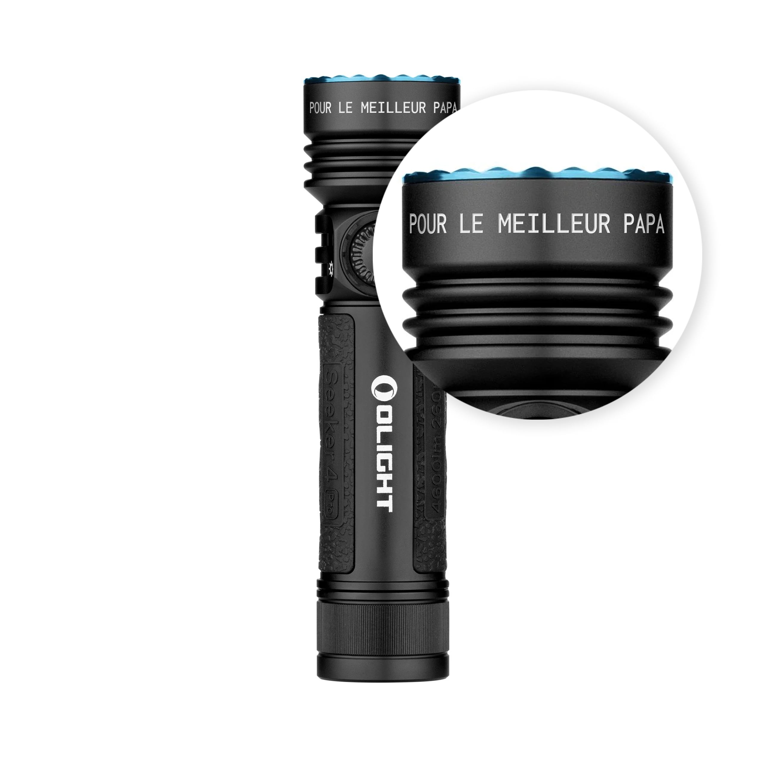 Lampe de poche tactique et exploration Seeker 4 Pro Cool White  4600 lumens Olight - Matte Black 