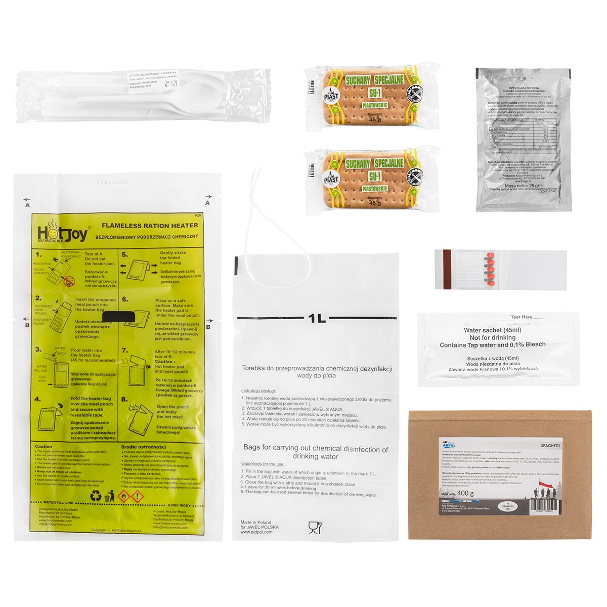 Ration alimentaire de tir SPŻ3SH - spaghetti 300 g Arpol