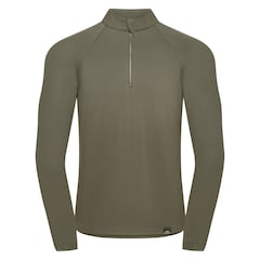 Sweatshirt VIK 1-4 ZIP Fjord Nansen - Forest Olive