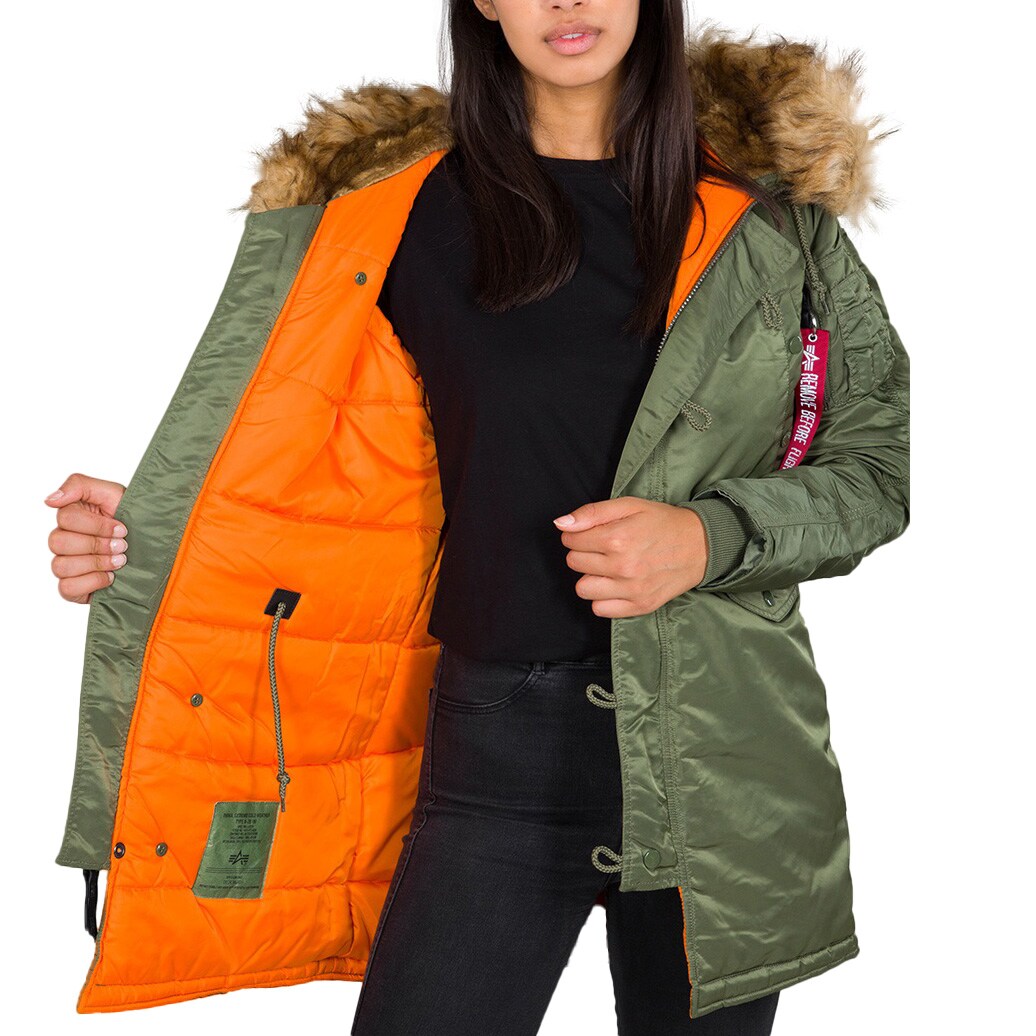 Veste pour femmes N3B VF 59 Alpha Industries - Sage Green