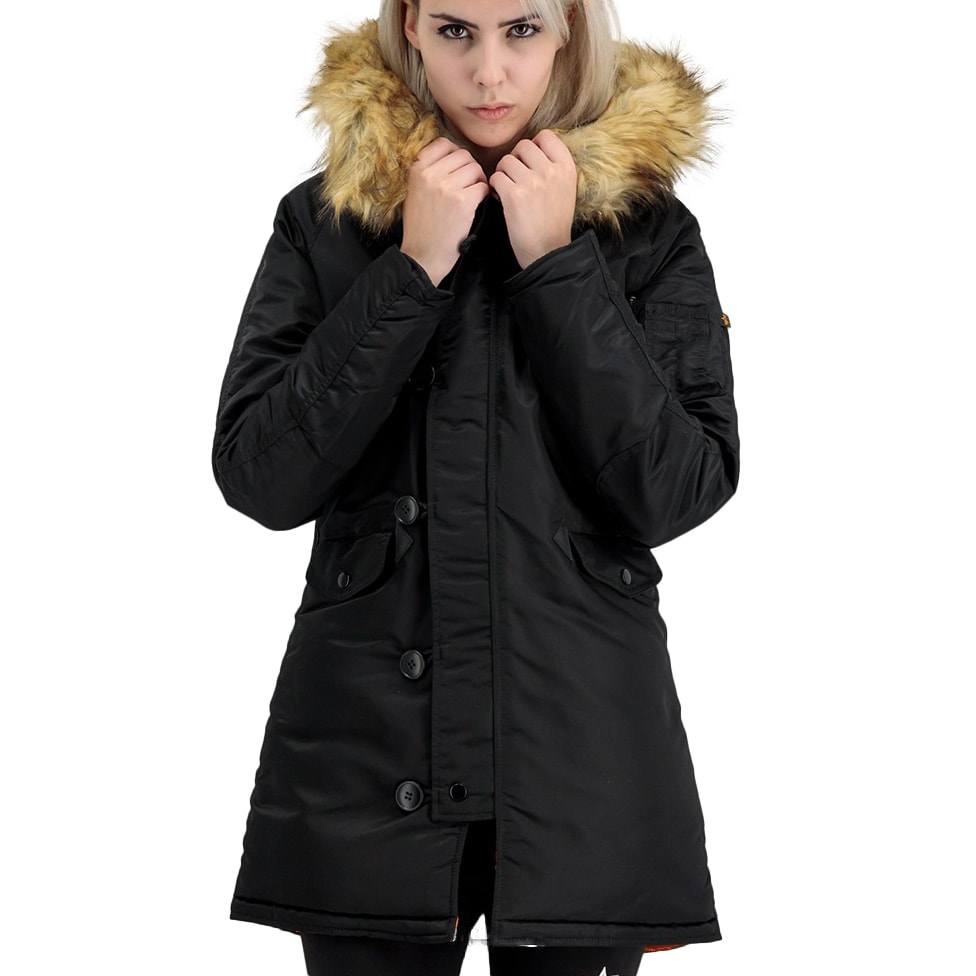 Veste pour femmes N3B VF 59 Alpha Industries - Black