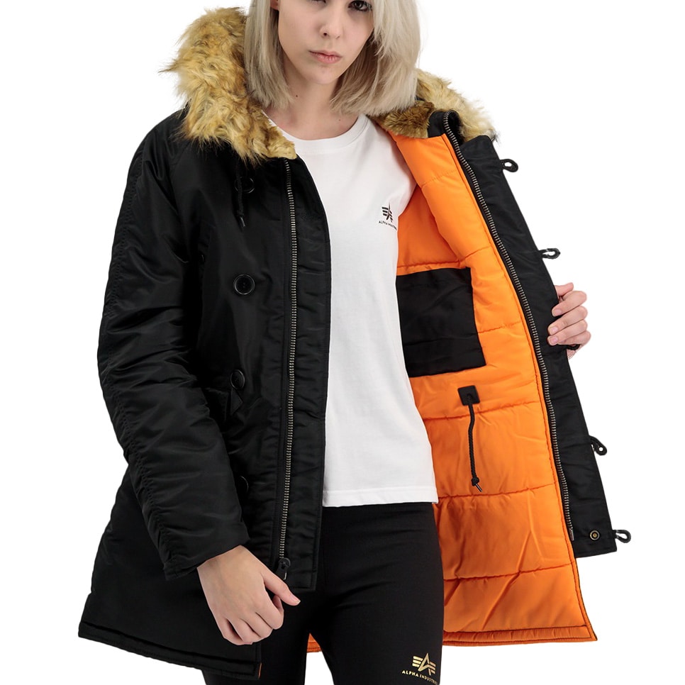 Veste pour femmes N3B VF 59 Alpha Industries - Black