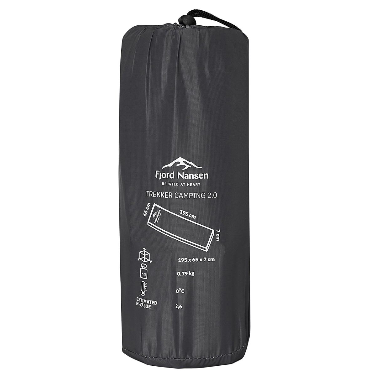 Matelas une place  Trekker Camping 2.0 Fjord Nansen - Black 