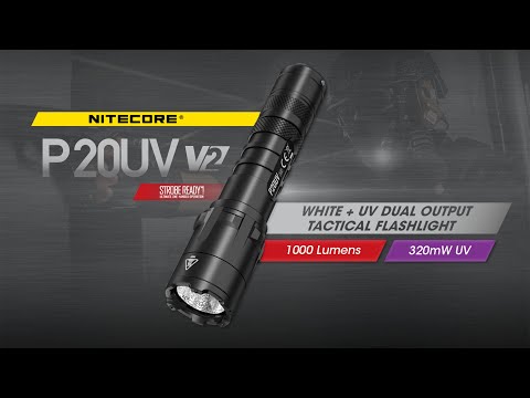 Lampe de poche P20UV V2 - 1000 lumens Nitecore