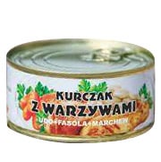 Aliments en conserve Wek Prepersa - Cuisse de poulet aux haricots et aux carottes 300g Marlej 