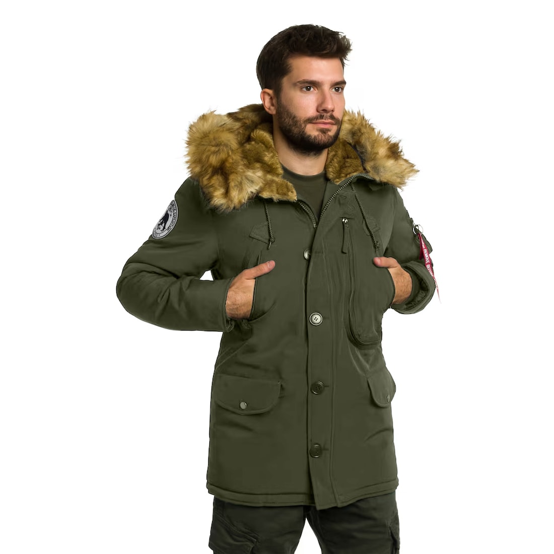 Veste Polar Jacket Alpha Industries - Dark Green