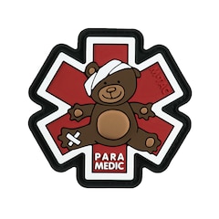 Patch Paramedic Ourson PVC M-Tac - Brown/Black