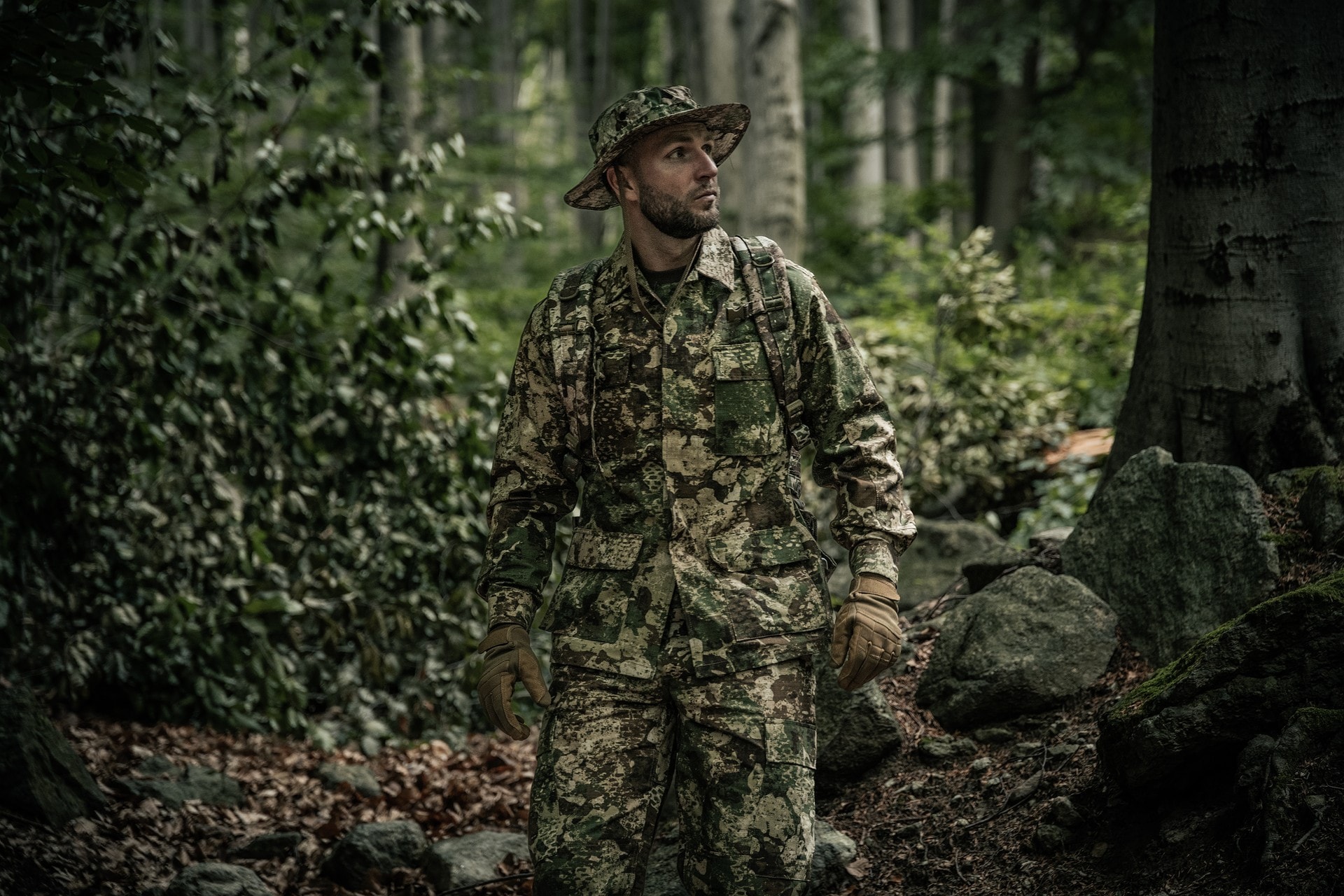 Chapeau US GI Boonie Trilaminat Mil-Tec - Phantomleaf WASP I Z2