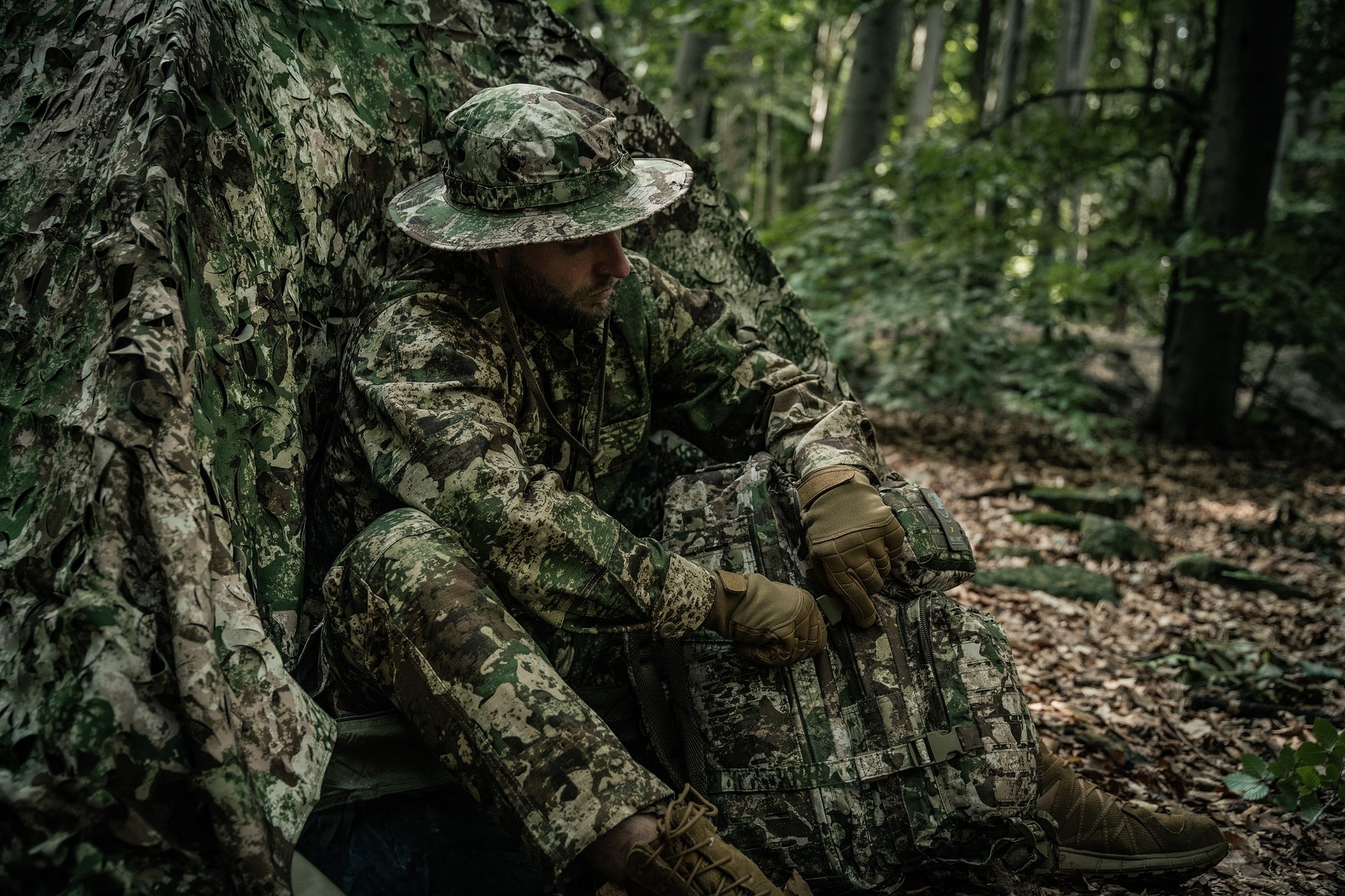 Chapeau US GI Boonie Trilaminat Mil-Tec - Phantomleaf WASP I Z2