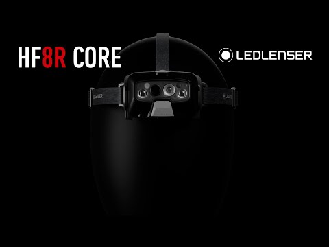 Lampe frontale HF8R Core - 1600 lumens Ledlenser - Black