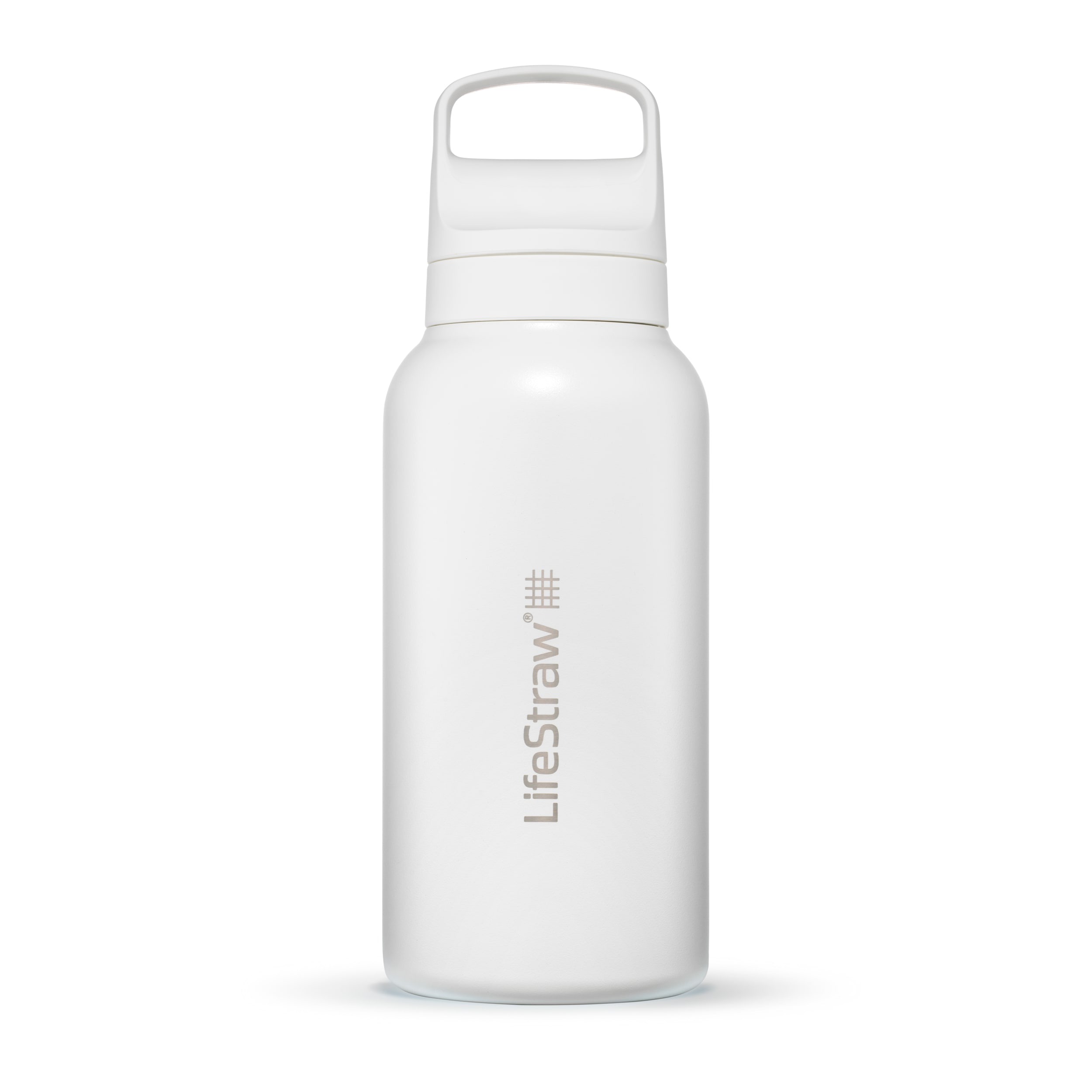 Gourde avec filtre Go 2.0 Stainless Steel 1000 ml LifeStraw - Polar White